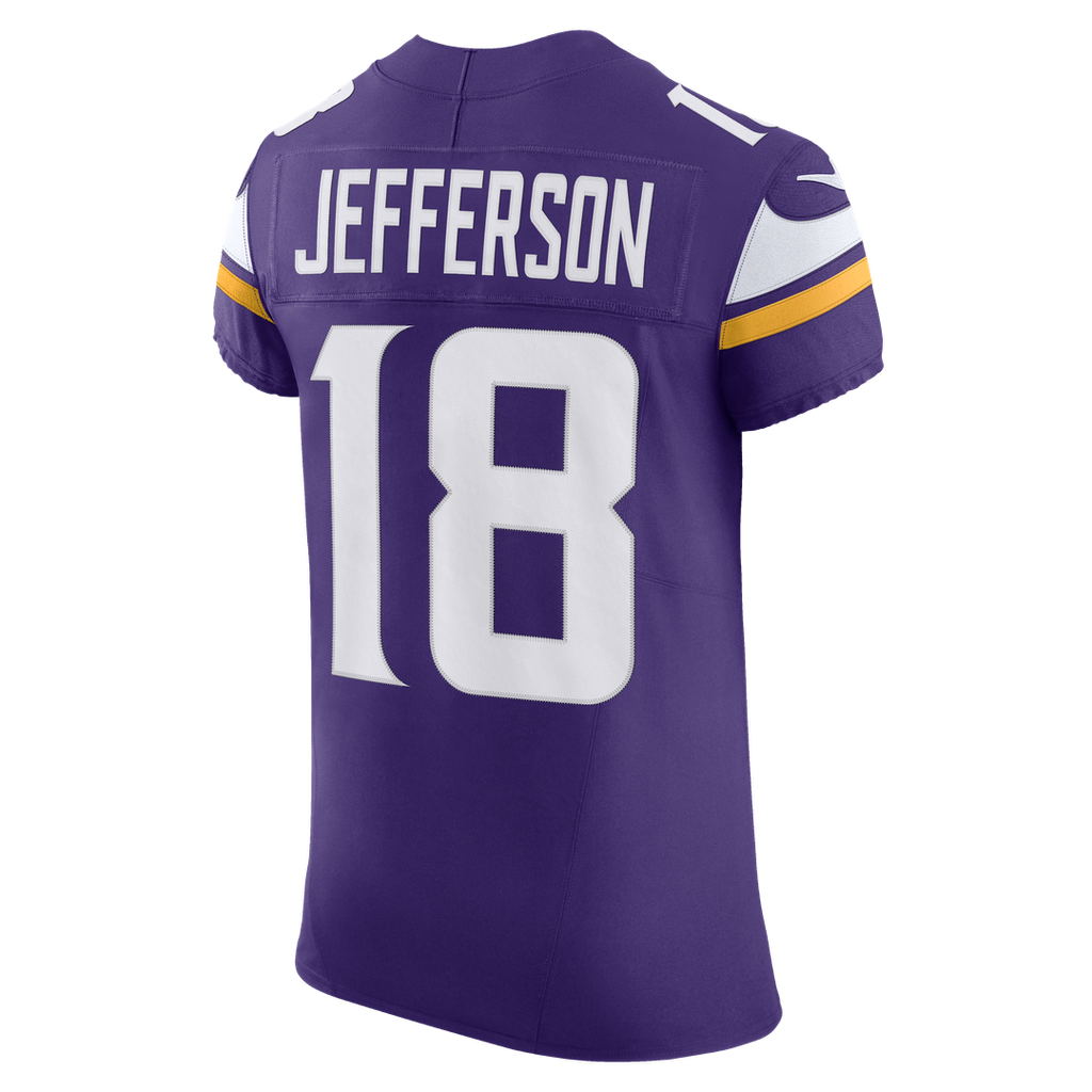Minnesota Vikings Justin Jefferson Nike Purple Team Vapor FUSE Elite Jersey