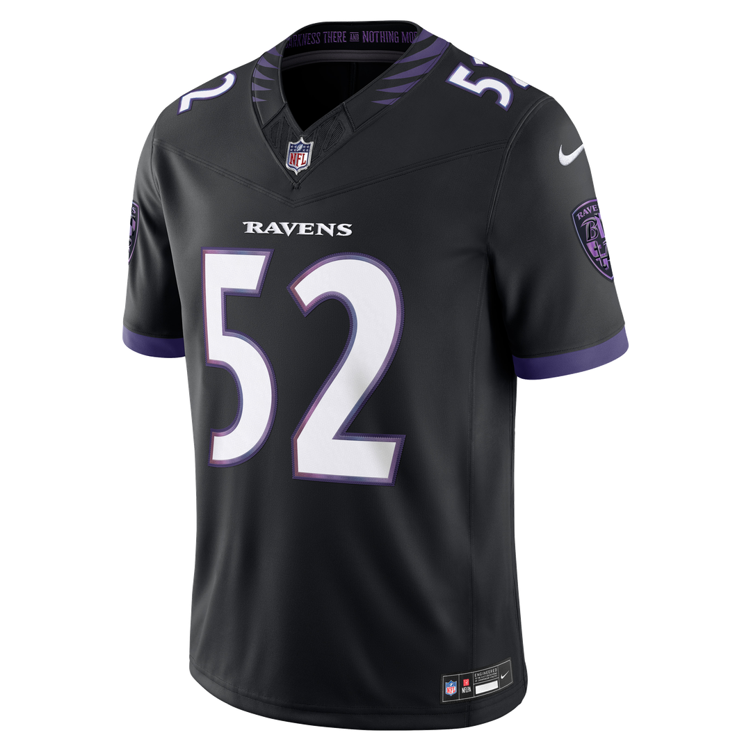 Baltimore Ravens Ray Lewis Nike Black Alternate Vapor FUSE Stitched Retired Player Limited Jersey