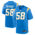 Los Angeles Chargers Tae Crowder Nike Powder Blue Game Jersey