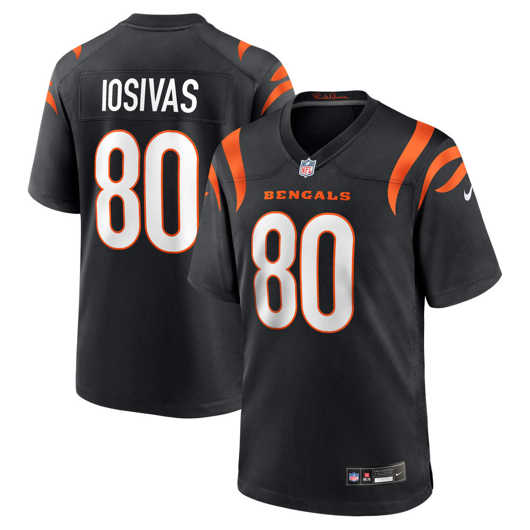 Cincinnati Bengals Andrei Iosivas Nike Black Game Jersey