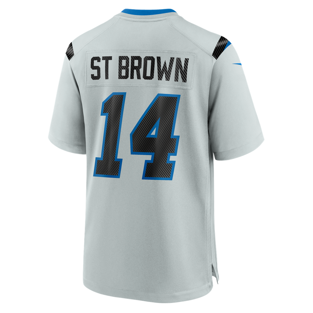 Detroit Lions Amon - Ra St. Brown Nike Silver 2026 Rivalries Collection Game Jersey