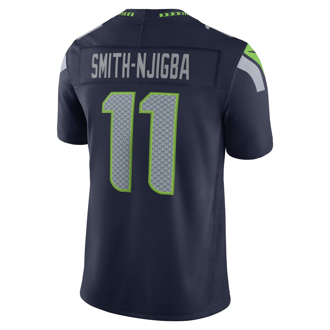 Seattle Seahawks Jaxon Smith - Njigba Nike College Navy Team Vapor FUSE Stitched Limited Jersey