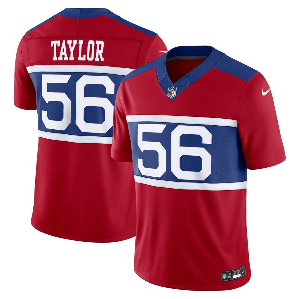 New York Giants Lawrence Taylor Nike Century Red Alternate Vapor FUSE Retired Player Limited Jersey