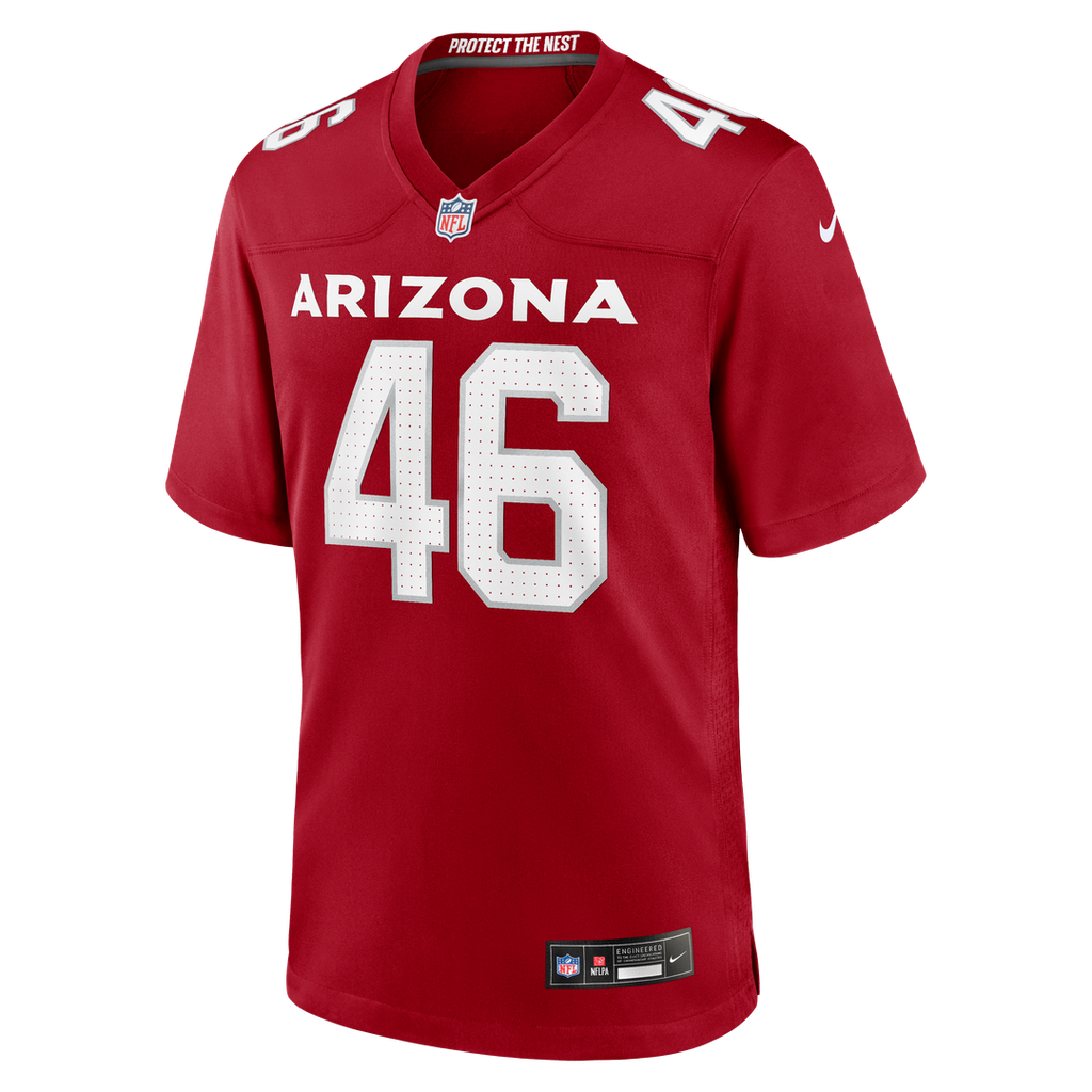 Arizona Cardinals Aaron Brewer Nike Cardinal Game Jersey