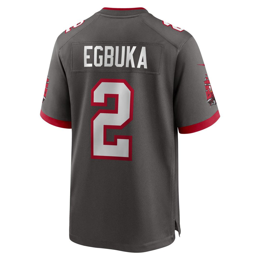 Tampa Bay Buccaneers Emeka Egbuka Nike White Game Jersey