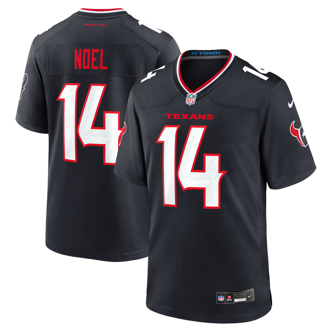 Houston Texans Jaylin Noel Nike Navy Game Jersey