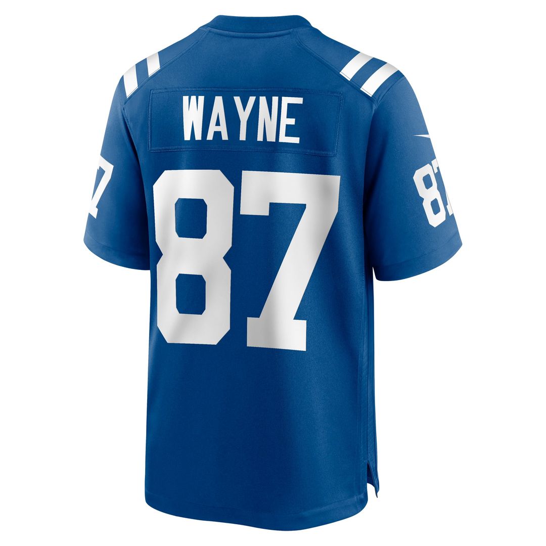 Indianapolis Colts Reggie Wayne Nike Royal Retired Game Jersey