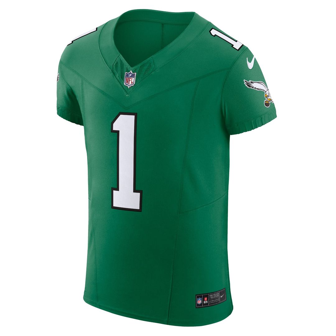 Philadelphia Eagles Jalen Hurts Nike Kelly Green Alternate Vapor FUSE Elite Jersey