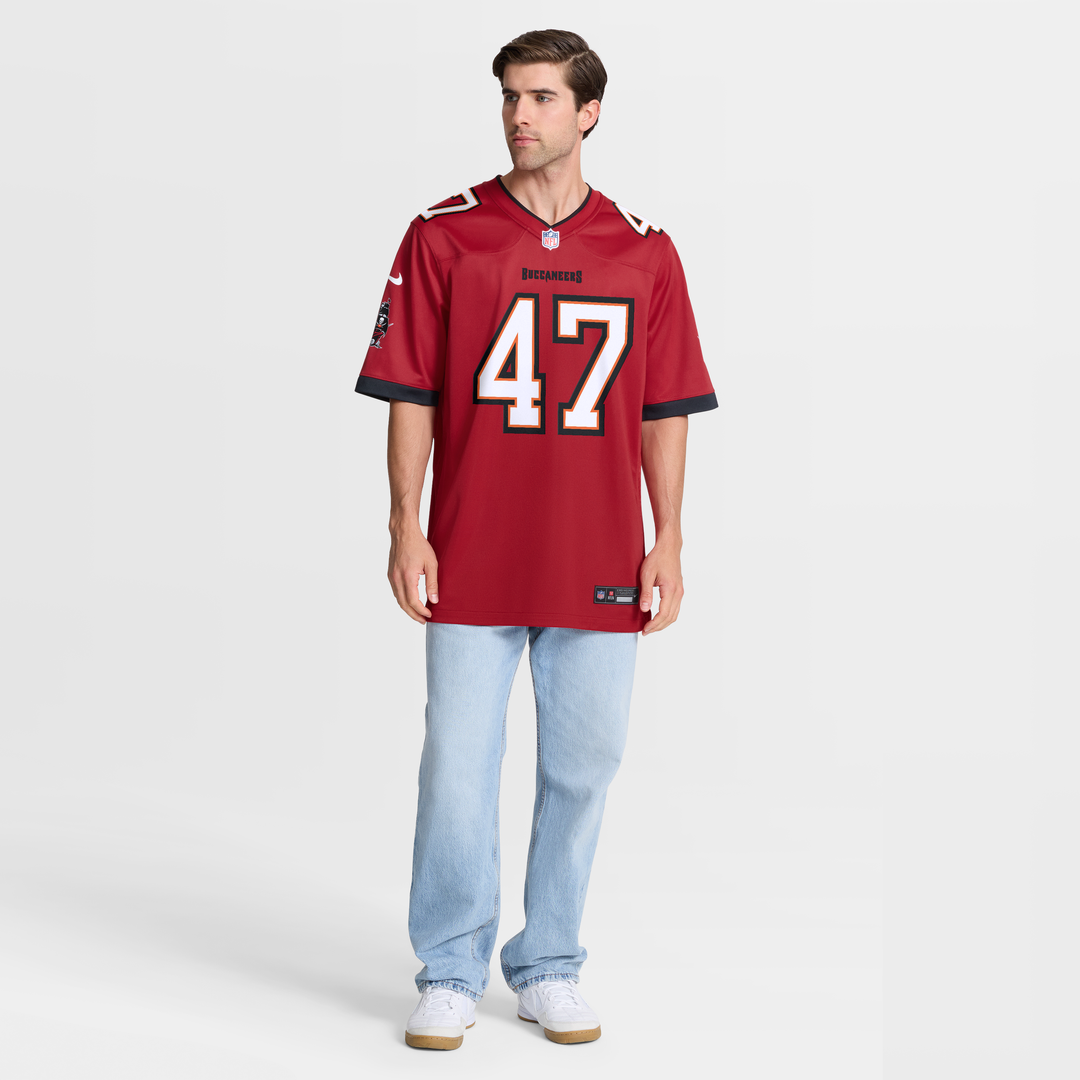 Tampa Bay Buccaneers John Lynch Nike Red Retired Player Game Jersey