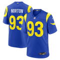 Los Angeles Rams Bill Norton Nike Royal Game Jersey