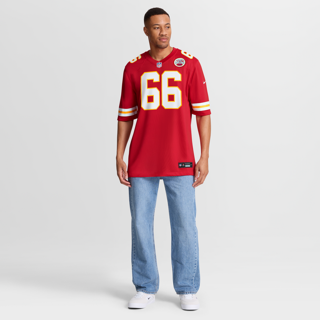 Kansas City Chiefs Mike Caliendo Nike Red Game Jersey