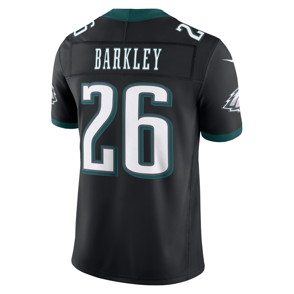 Philadelphia Eagles Saquon Barkley Nike Black Alternate Vapor FUSE Stitched Limited Jersey