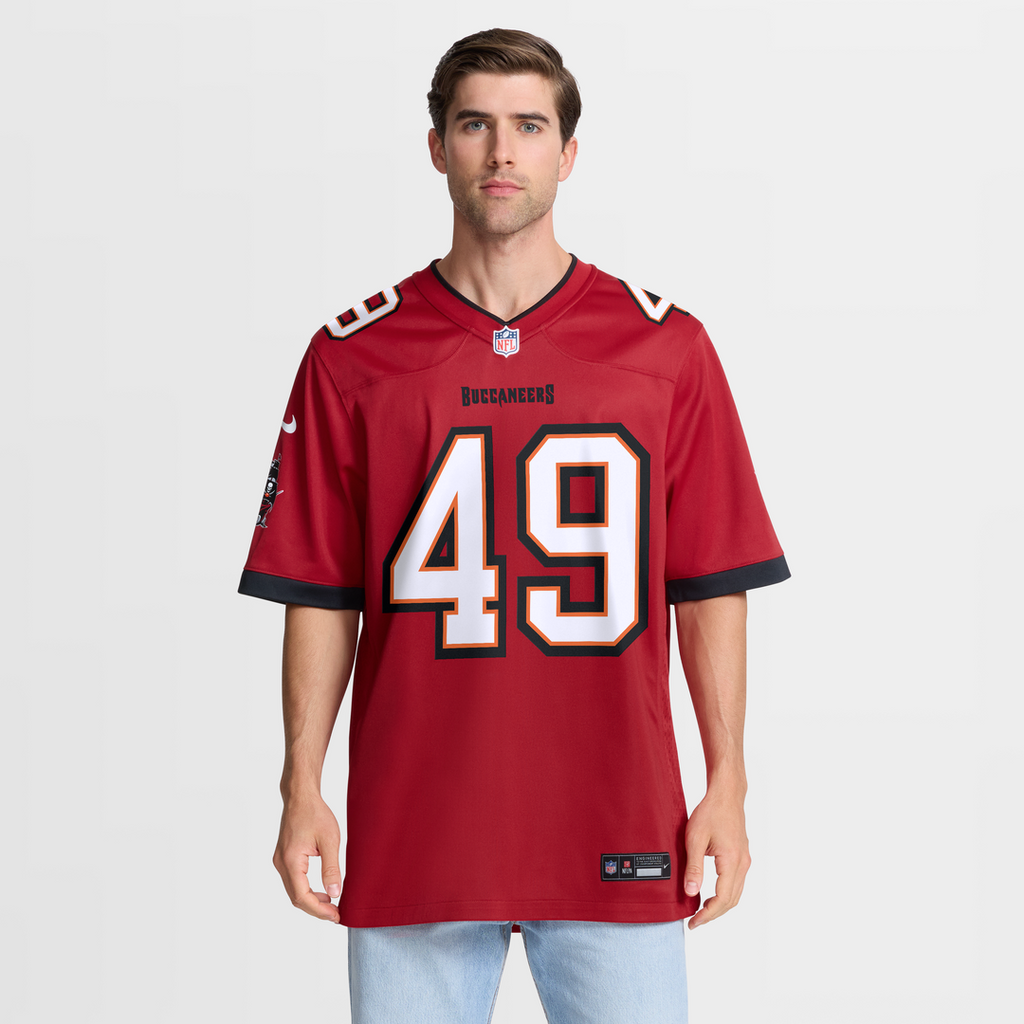 Tampa Bay Buccaneers Owen Wright Nike Red Game Jersey
