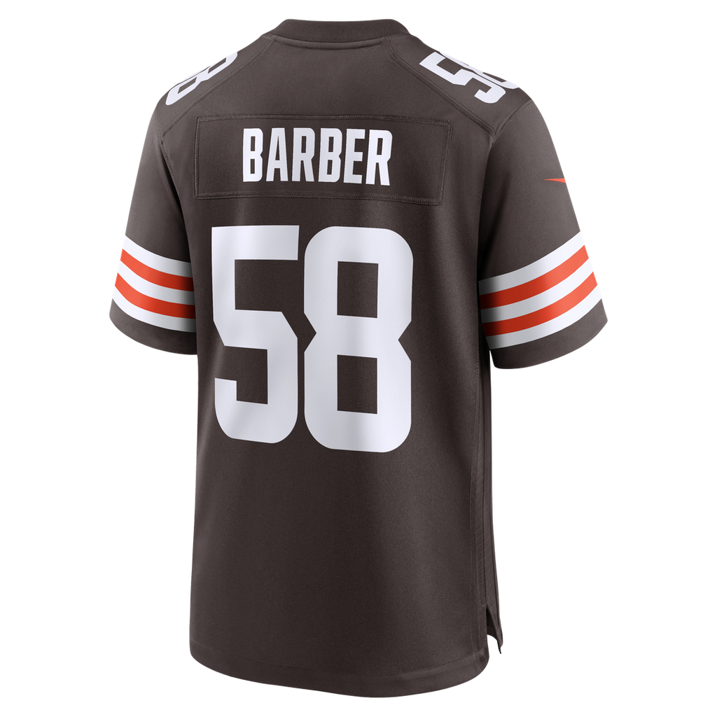Cleveland Browns Austin Barber Nike Brown Game Jersey