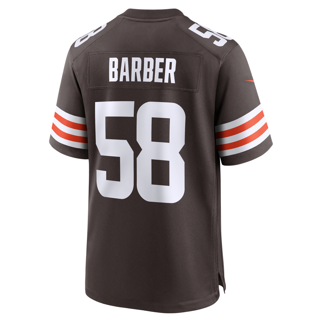 Cleveland Browns Austin Barber Nike Brown Game Jersey