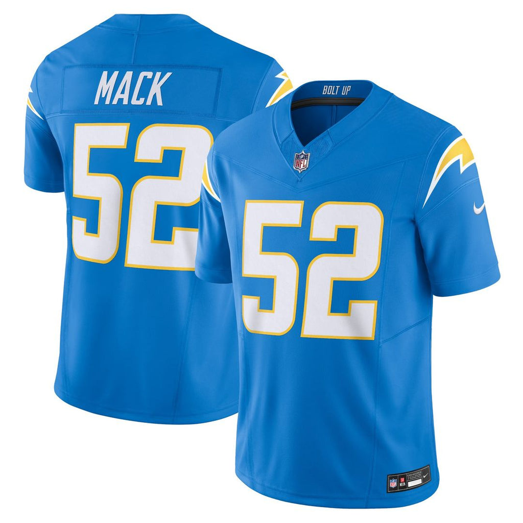 Los Angeles Chargers Khalil Mack Nike Powder Blue Vapor FUSE Limited Jersey