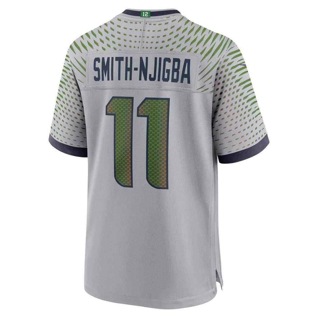 Seattle Seahawks Jaxon Smith - Njigba Nike Gray Rivalries Collection Game Jersey