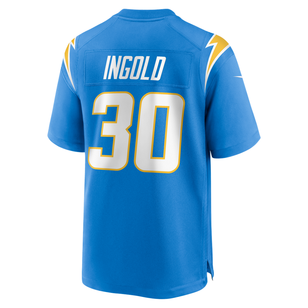 Los Angeles Chargers Alec Ingold Nike Powder Blue Game Jersey