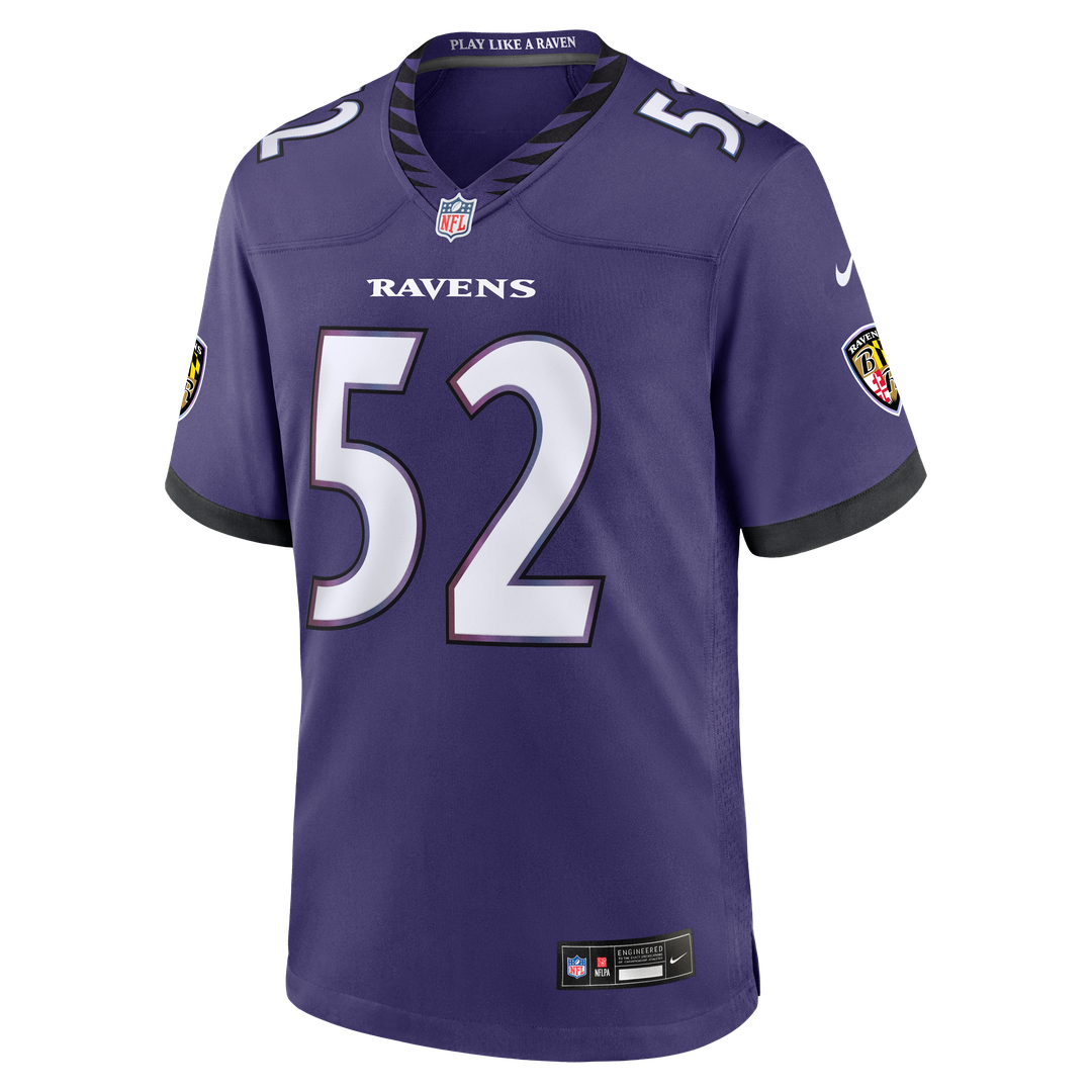 Baltimore Ravens Ray Lewis Nike Purple Team Retired Game Jersey