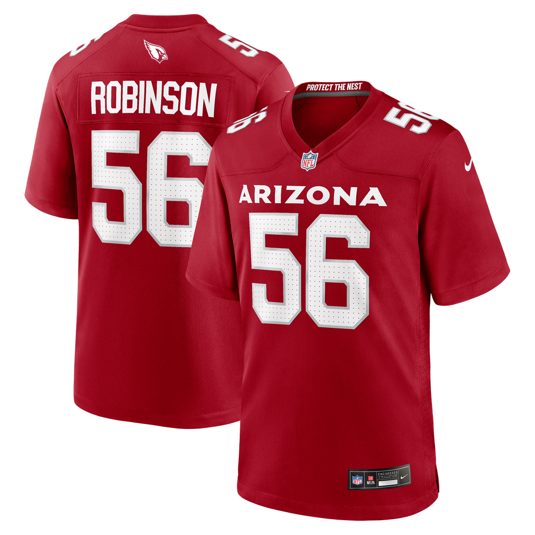 Arizona Cardinals Darius Robinson Nike Cardinal Game Jersey