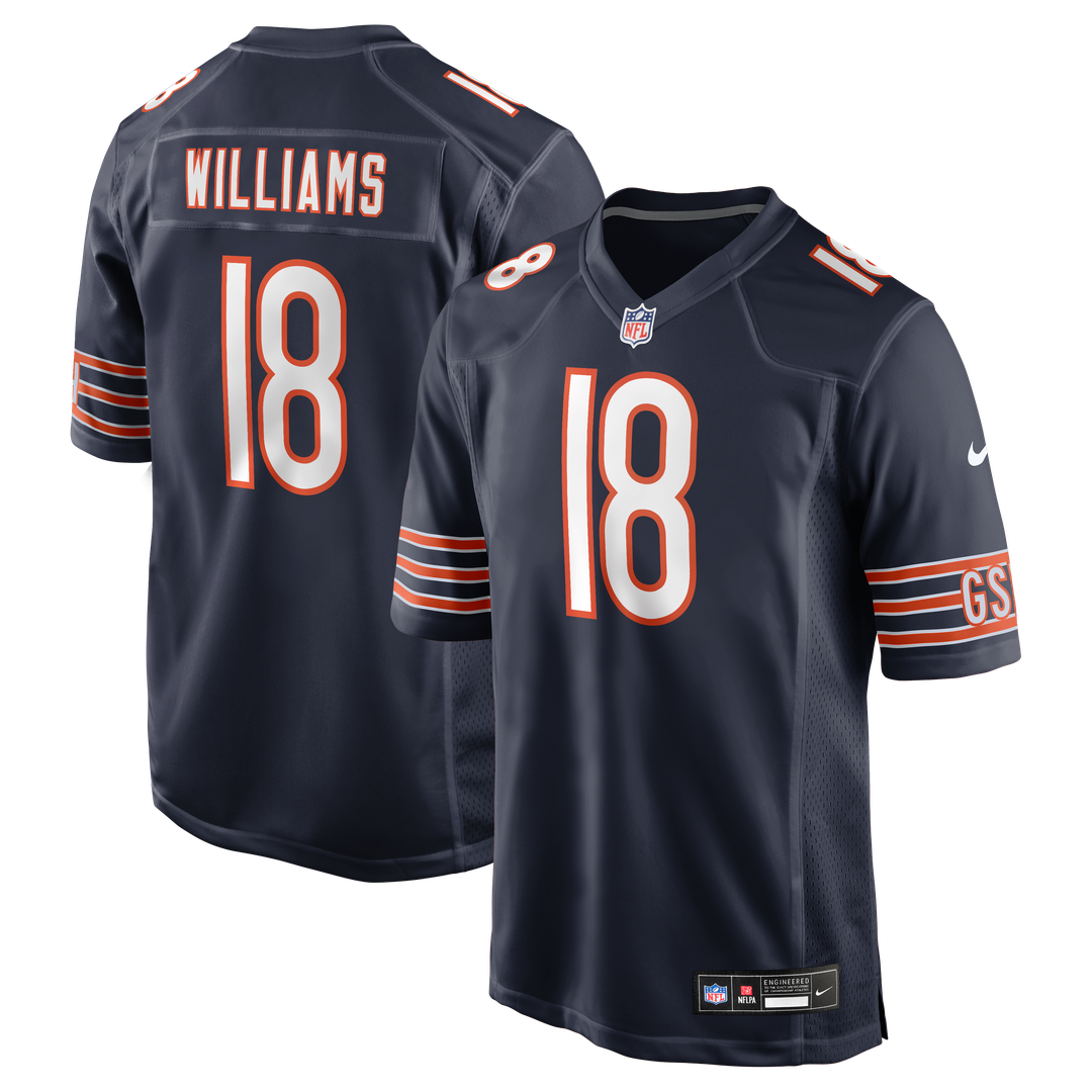 Chicago Bears Caleb Williams Nike Orange Alternate Game Jersey