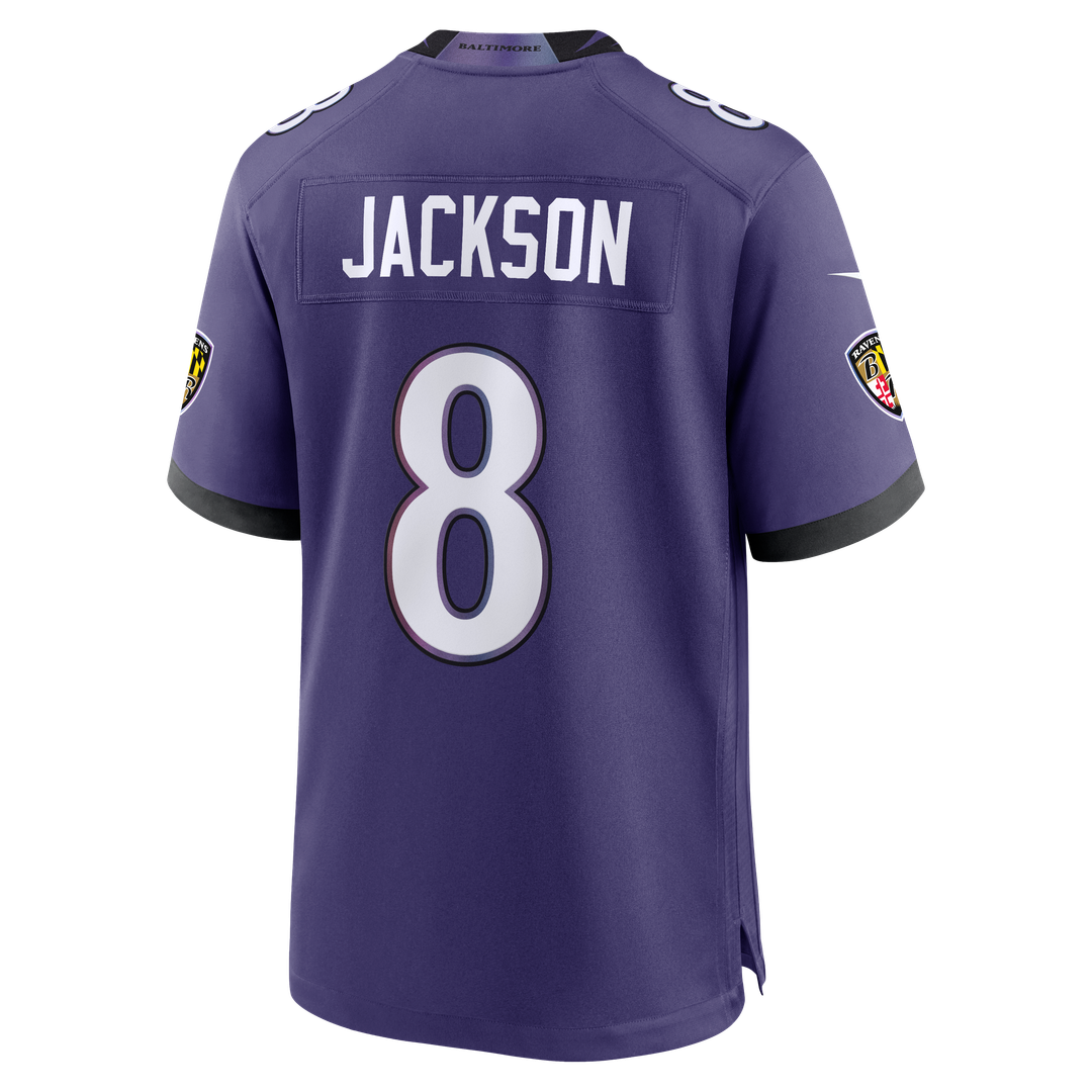 Baltimore Ravens Lamar Jackson Nike Purple Game Jersey