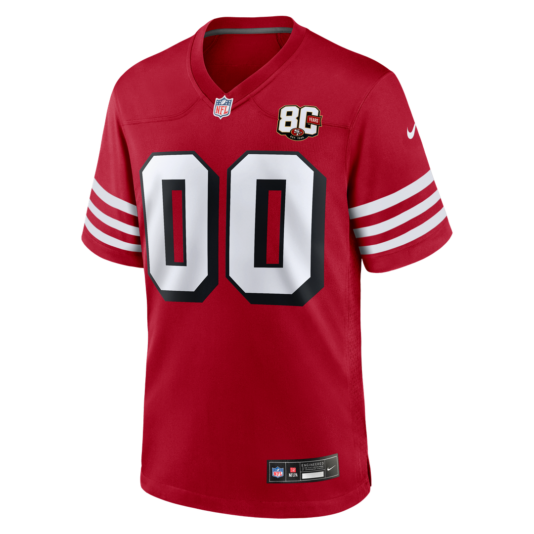 San Francisco 49ers Nike White Game Custom Player Jersey