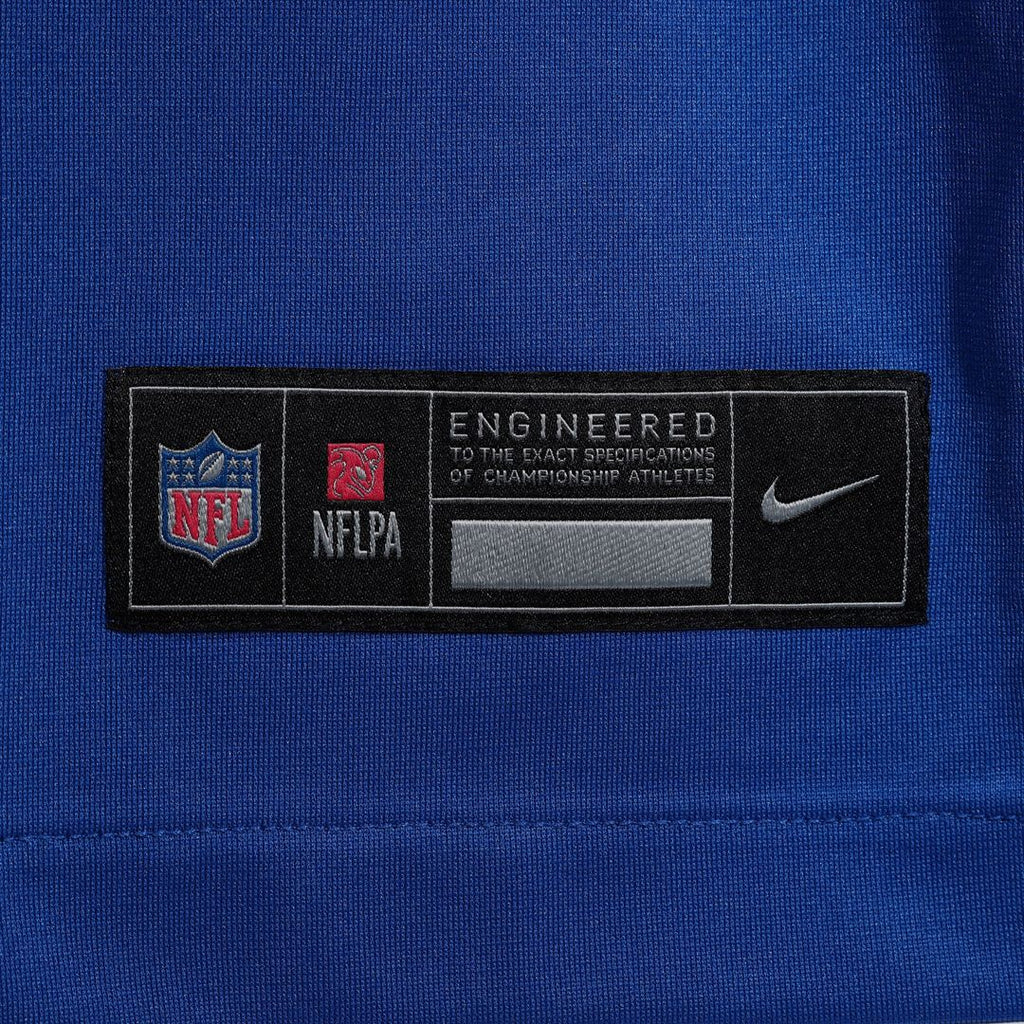 New York Giants Malik Nabers Nike Royal Game Jersey