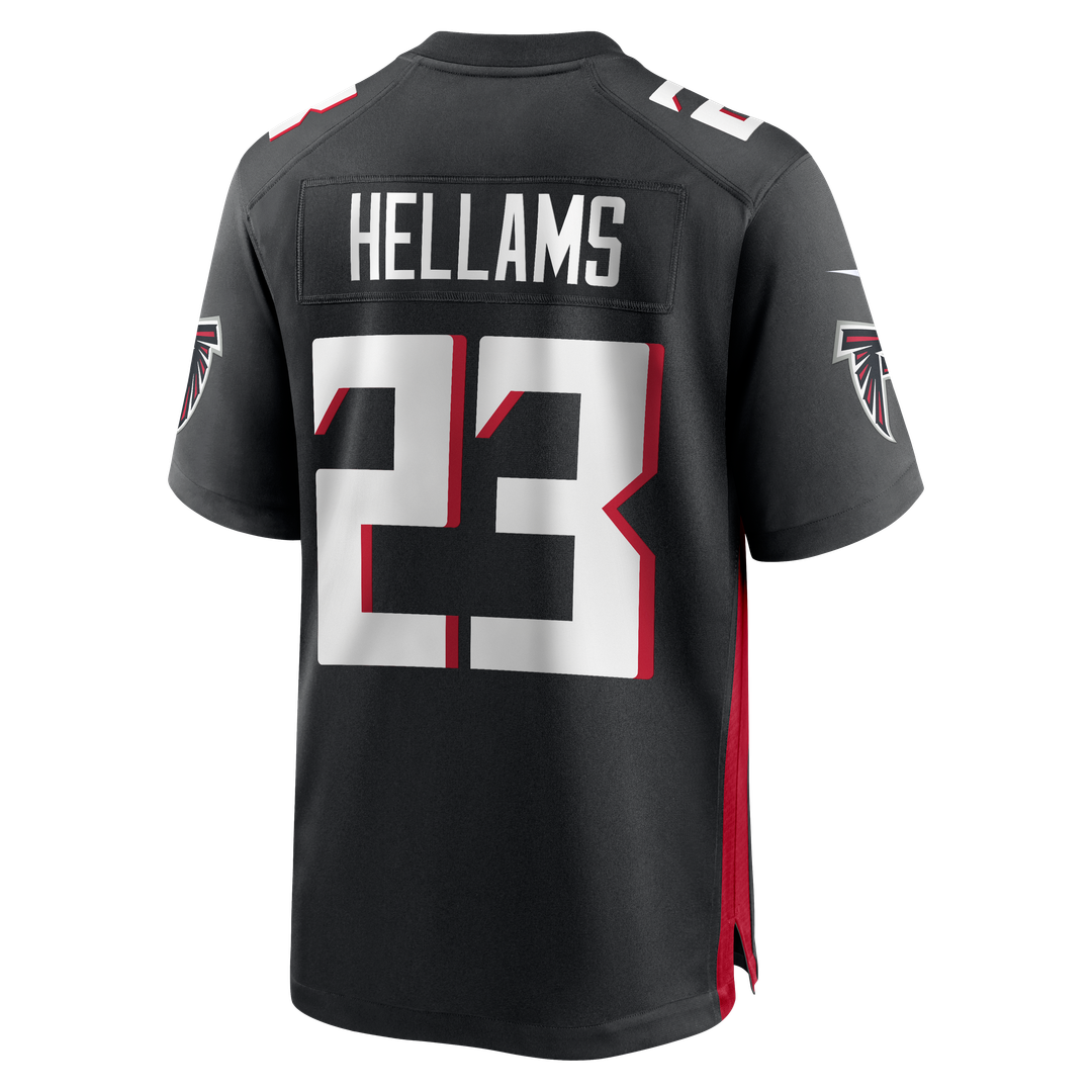 Atlanta Falcons DeMarcco Hellams Nike Black Game Jersey