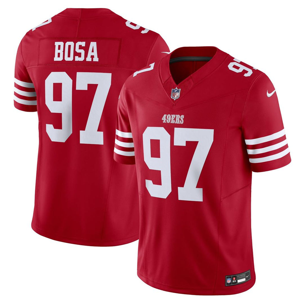 San Francisco 49ers Nick Bosa Nike Scarlet Vapor FUSE Limited Jersey