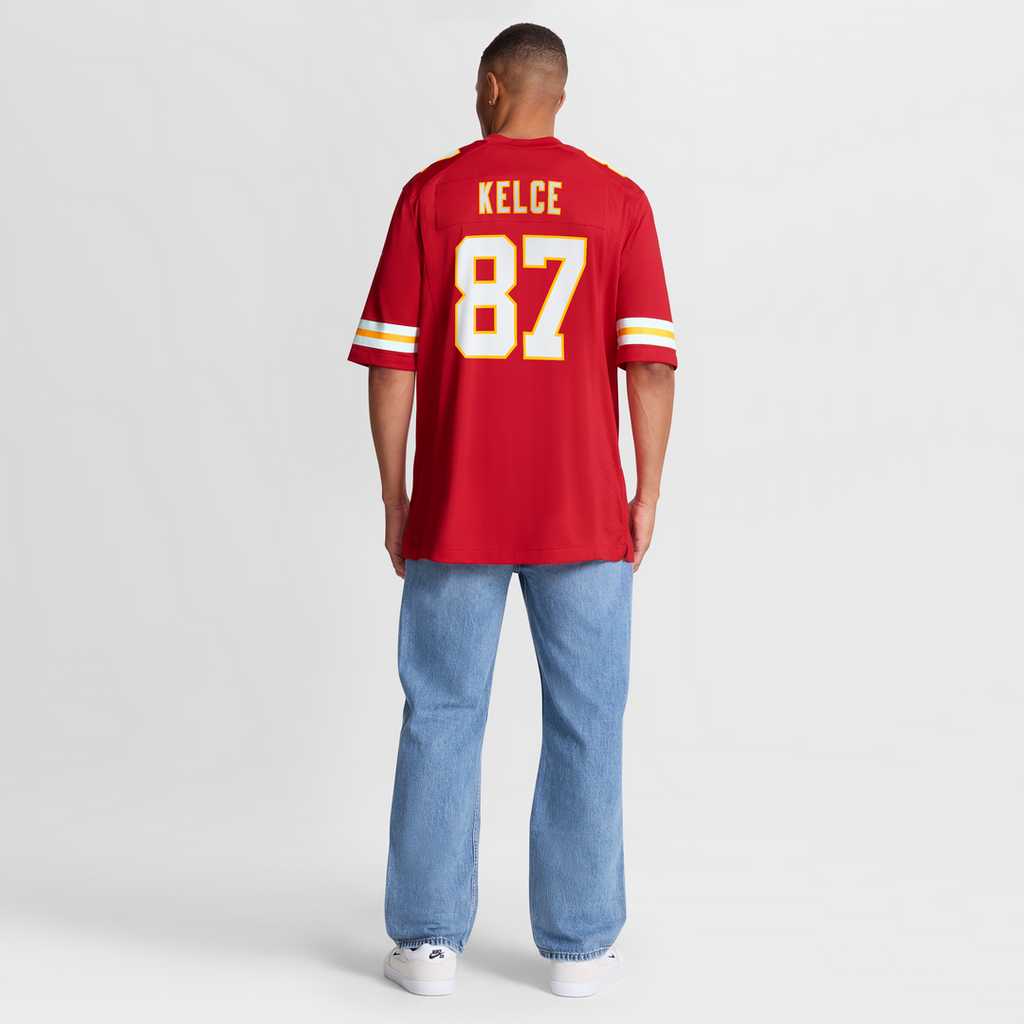 Kansas City Chiefs Travis Kelce Nike White Game Jersey