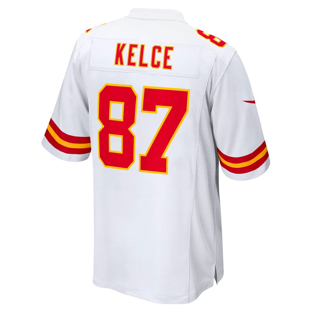 Kansas City Chiefs Travis Kelce Nike White Game Jersey