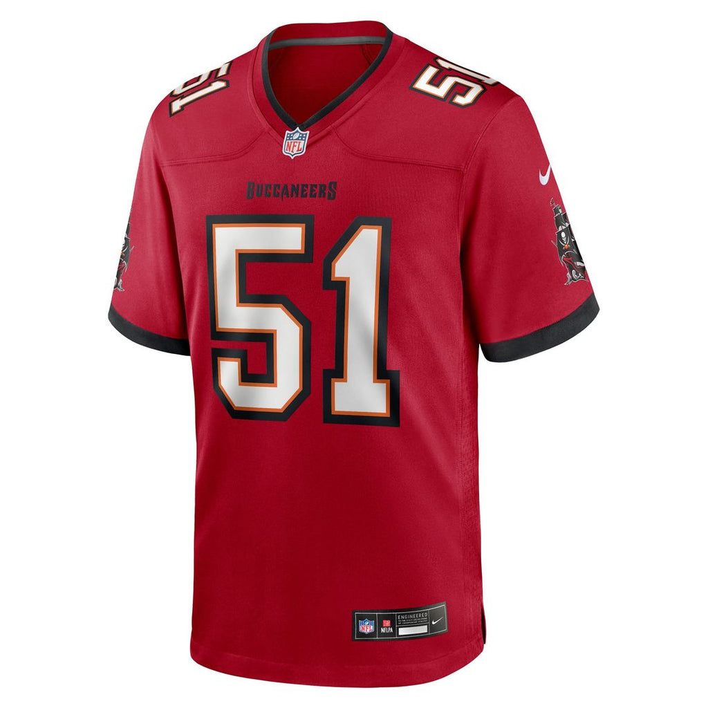 Tampa Bay Buccaneers David Walker Nike Red Game Jersey