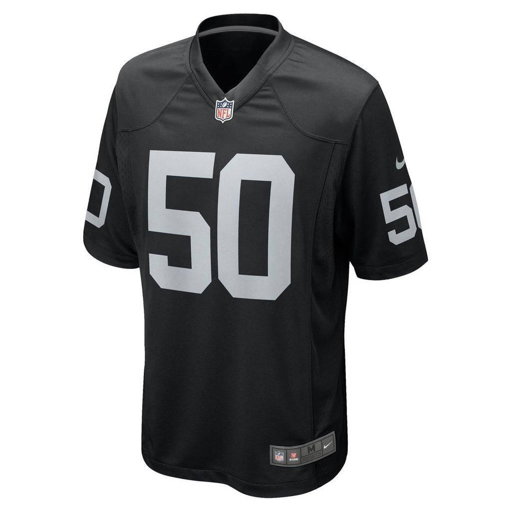 Las Vegas Raiders Jacob Bobenmoyer Nike Black Game Jersey