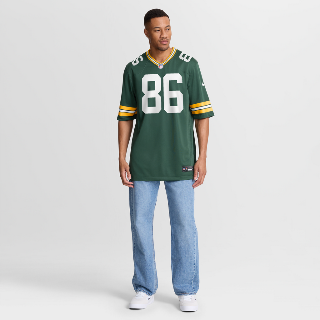 Green Bay Packers John FitzPatrick Nike Green Game Jersey