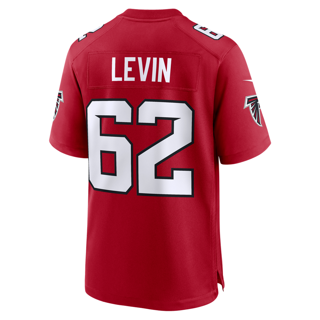 Atlanta Falcons Corey Levin Nike Red Game Jersey