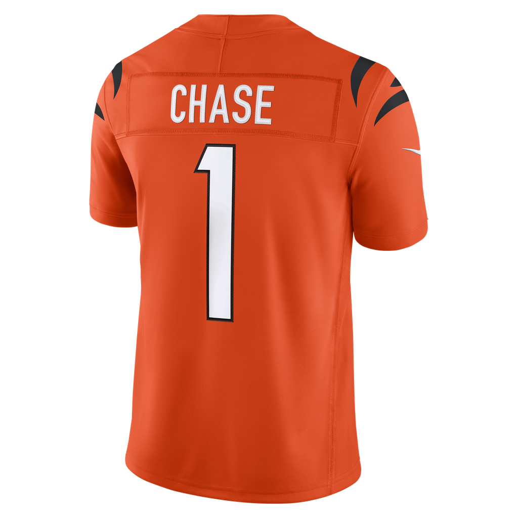 Cincinnati Bengals Ja'Marr Chase Nike White Vapor FUSE Stitched Limited Jersey