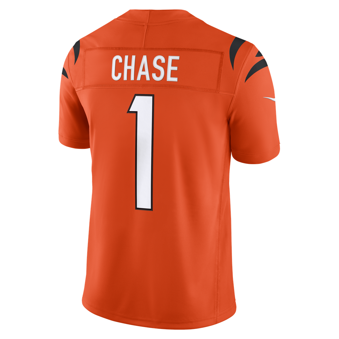 Cincinnati Bengals Ja'Marr Chase Nike Black Team Vapor FUSE Stitched Limited Jersey