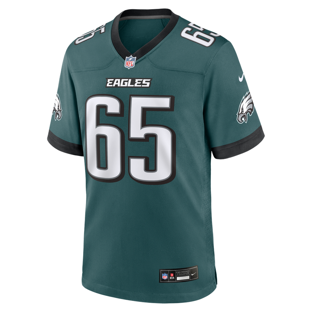 Philadelphia Eagles Lane Johnson Nike Midnight Green Game Jersey