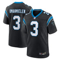 Carolina Panthers Princely Umanmielen Nike Black Game Jersey