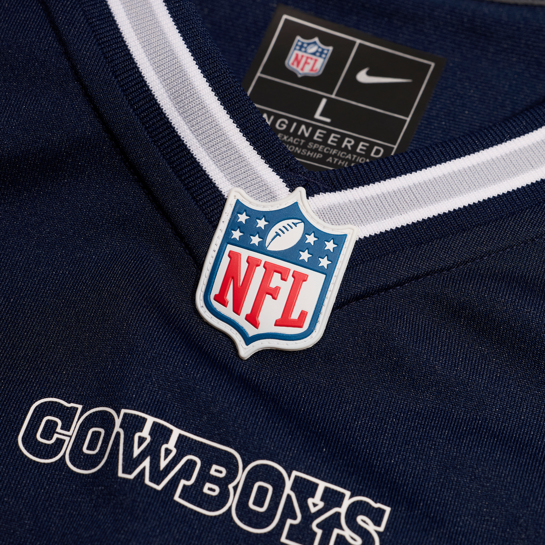Dallas Cowboys Malachi Lawrence Nike Navy Game Jersey