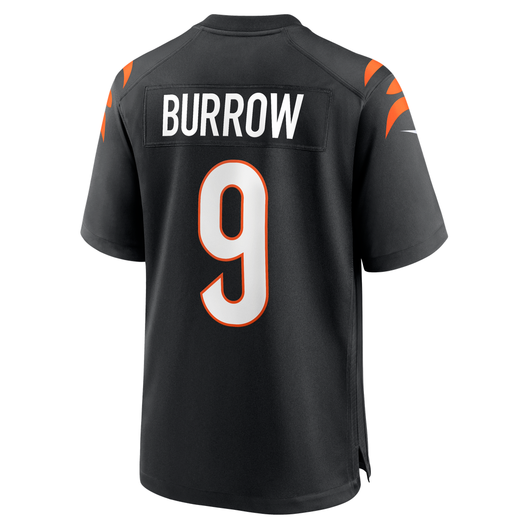 Cincinnati Bengals Joe Burrow Nike Black Game Jersey