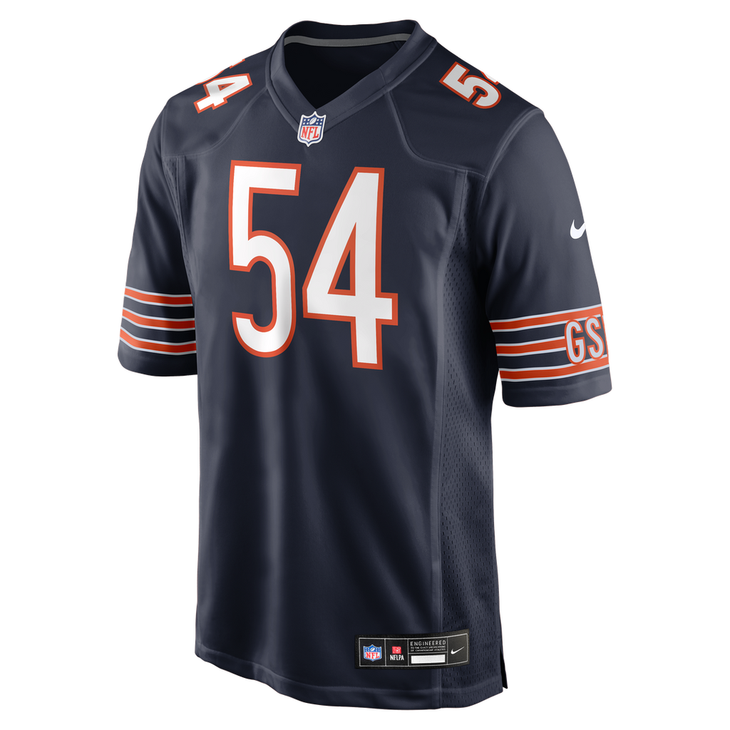 Chicago Bears Brian Urlacher Nike White Retired Game Jersey