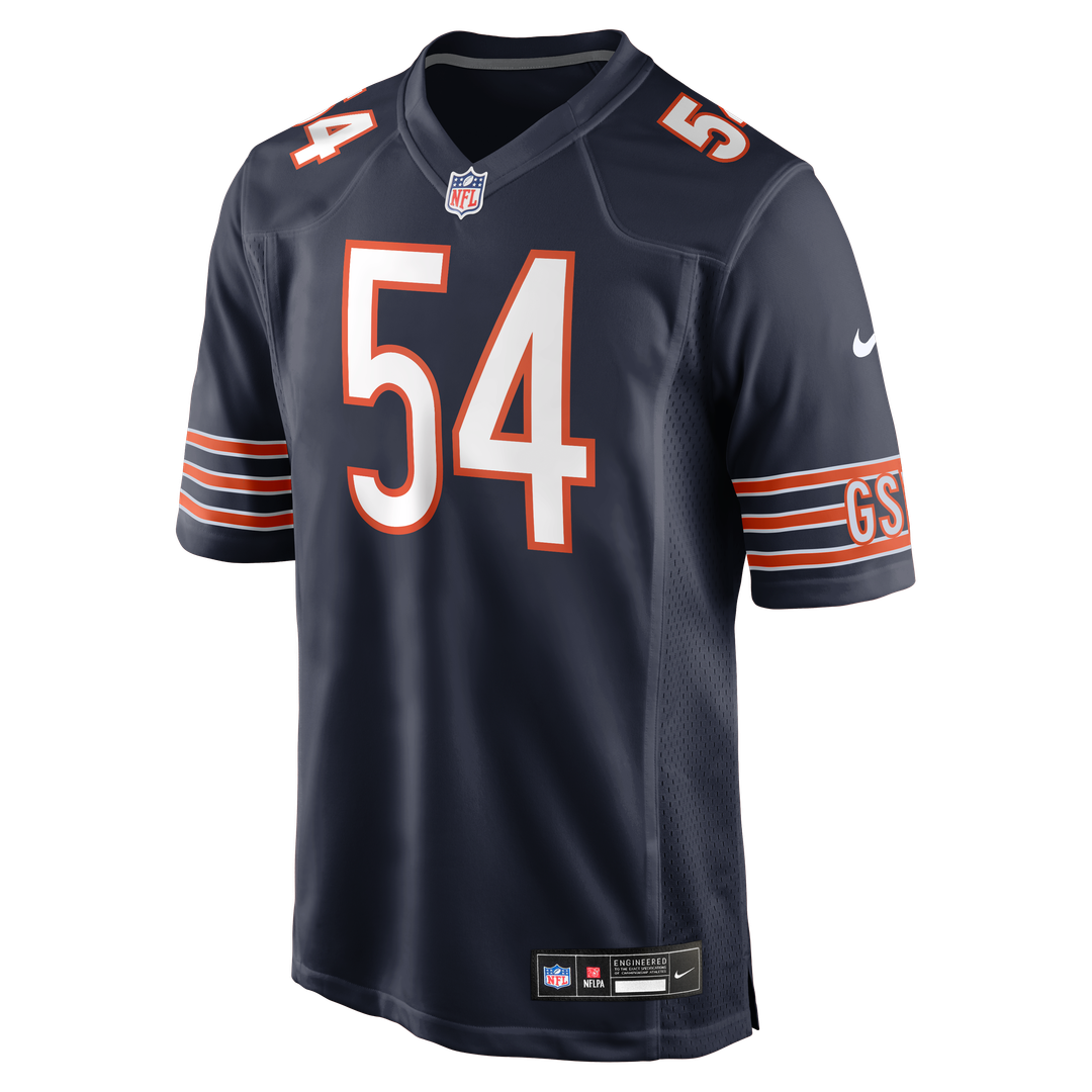 Chicago Bears Brian Urlacher Nike White Retired Game Jersey