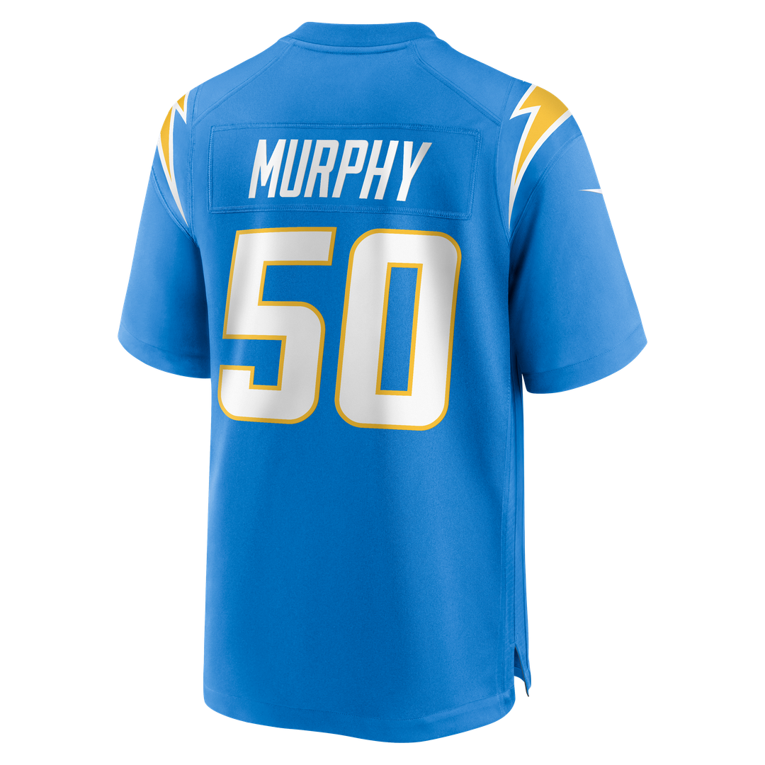 Los Angeles Chargers Caleb Murphy Nike Powder Blue Game Jersey