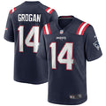 New England Patriots Steve Grogan Nike Navy Retired Player Game Jersey