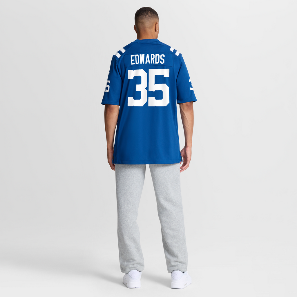 Indianapolis Colts Johnathan Edwards Nike Royal Game Jersey