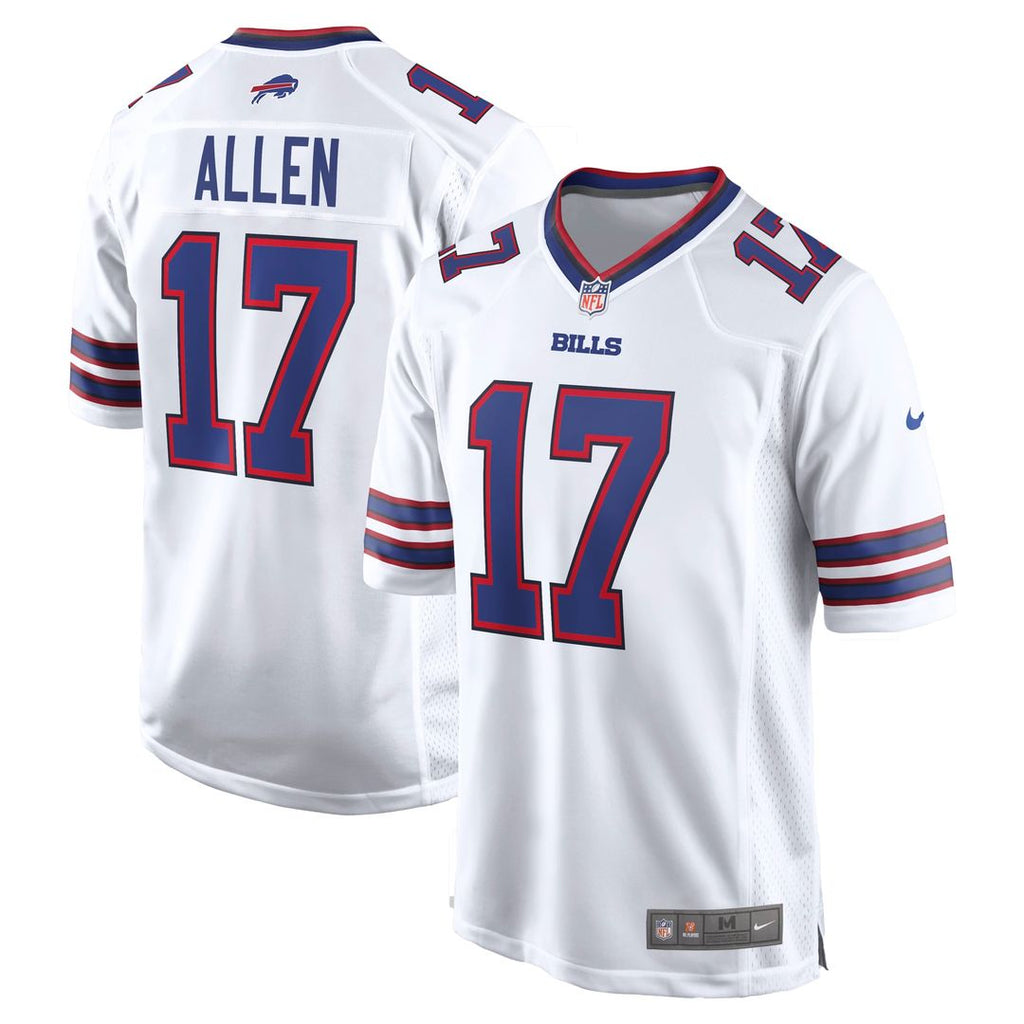Buffalo Bills Josh Allen Nike White White Game Jersey