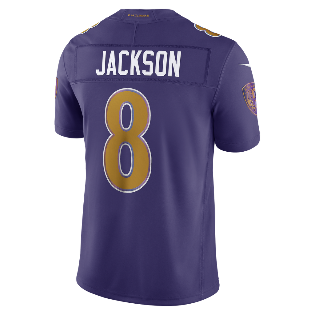 Baltimore Ravens Lamar Jackson Nike Purple Alternate Vapor FUSE Stitched Limited Jersey