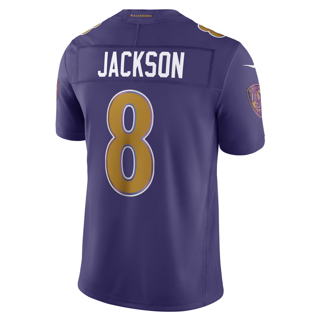 Baltimore Ravens Lamar Jackson Nike Purple Alternate Vapor FUSE Stitched Limited Jersey